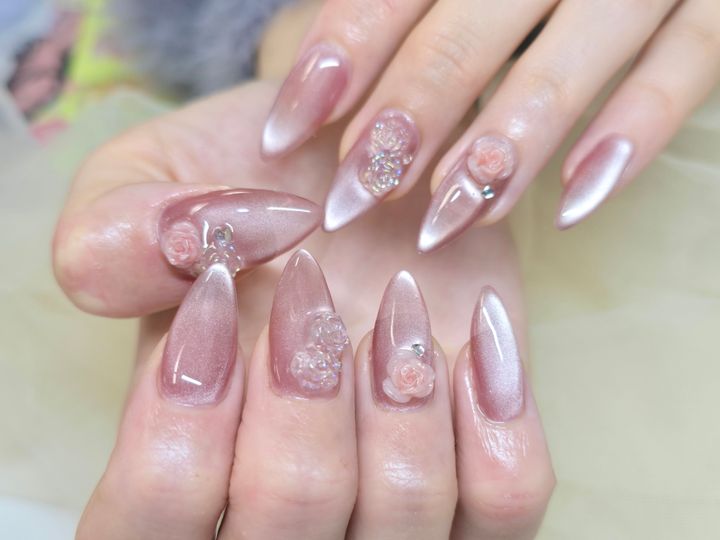 マグネットネイル徹底ガイド｜春のマグフレンチ・グラデも | NICENAIL